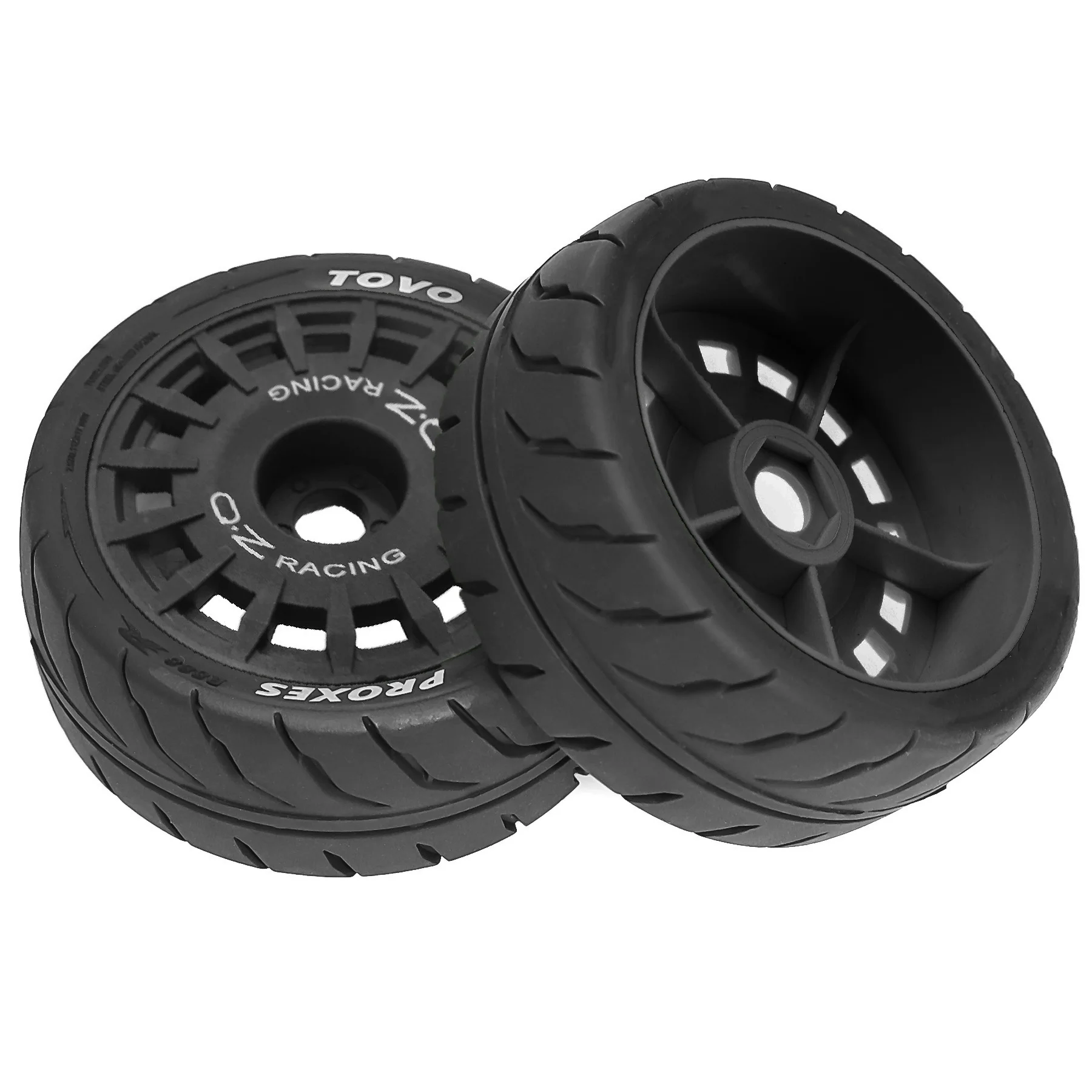 1/10 RC On Road Touring Tires And Wheels 12mm Hex OD 68mm for 1:10 Scale Rally Drift Car Tamiya TT01 TT02 Traxxas XV02 XV01 4PCS - view 4