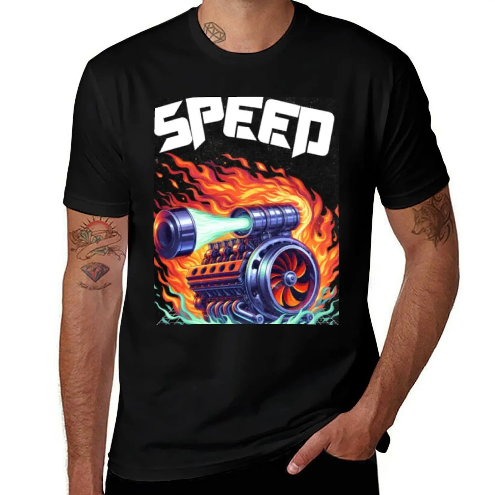 

SPEED T-Shirt t shirts for man graphic tees cotton t shirts man 100% T-Shirt