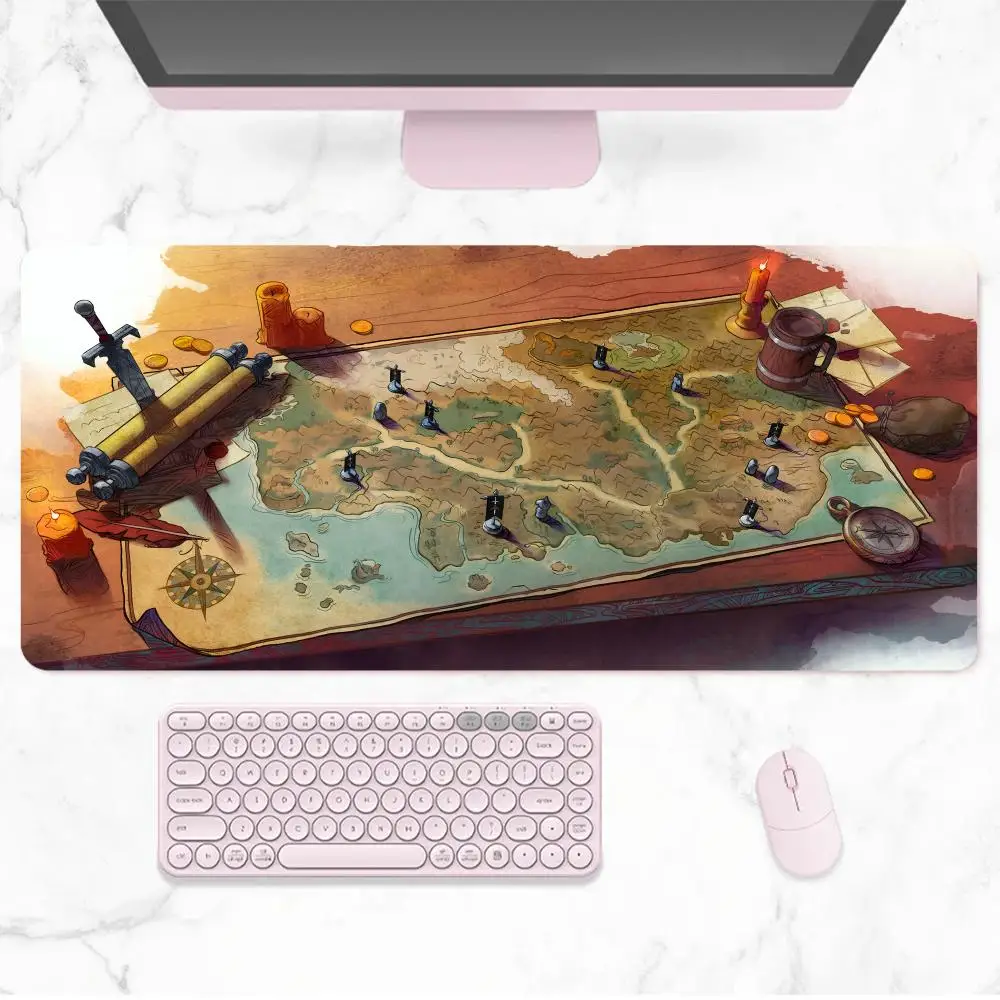 Avowed Mouse Pad Rubber Large Mousepad Game Table Keyboard Pad Rubber Carpet Notebook Mousepad