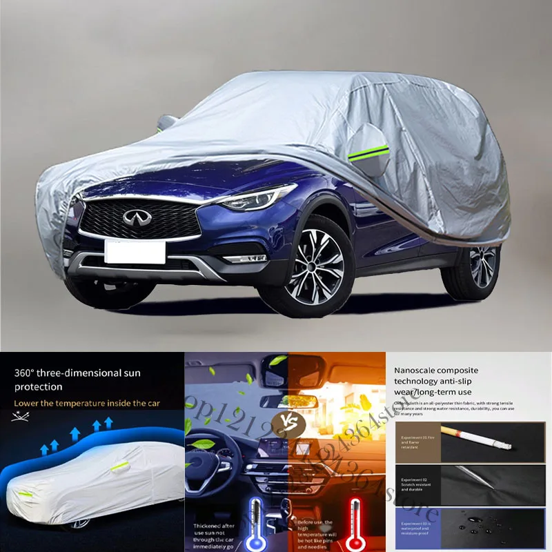 

For Infiniti QX30 fit Outdoor Protection Full Car Covers Snow Cover Sunshade Waterproof Dustproof Exterior Car cover protection