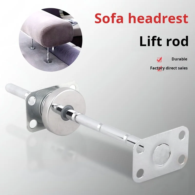 

Lift Rod Furniture Accessory Sofa Headrest Connector Metal Headrest Adjustable Umbrella Thread Double Iron