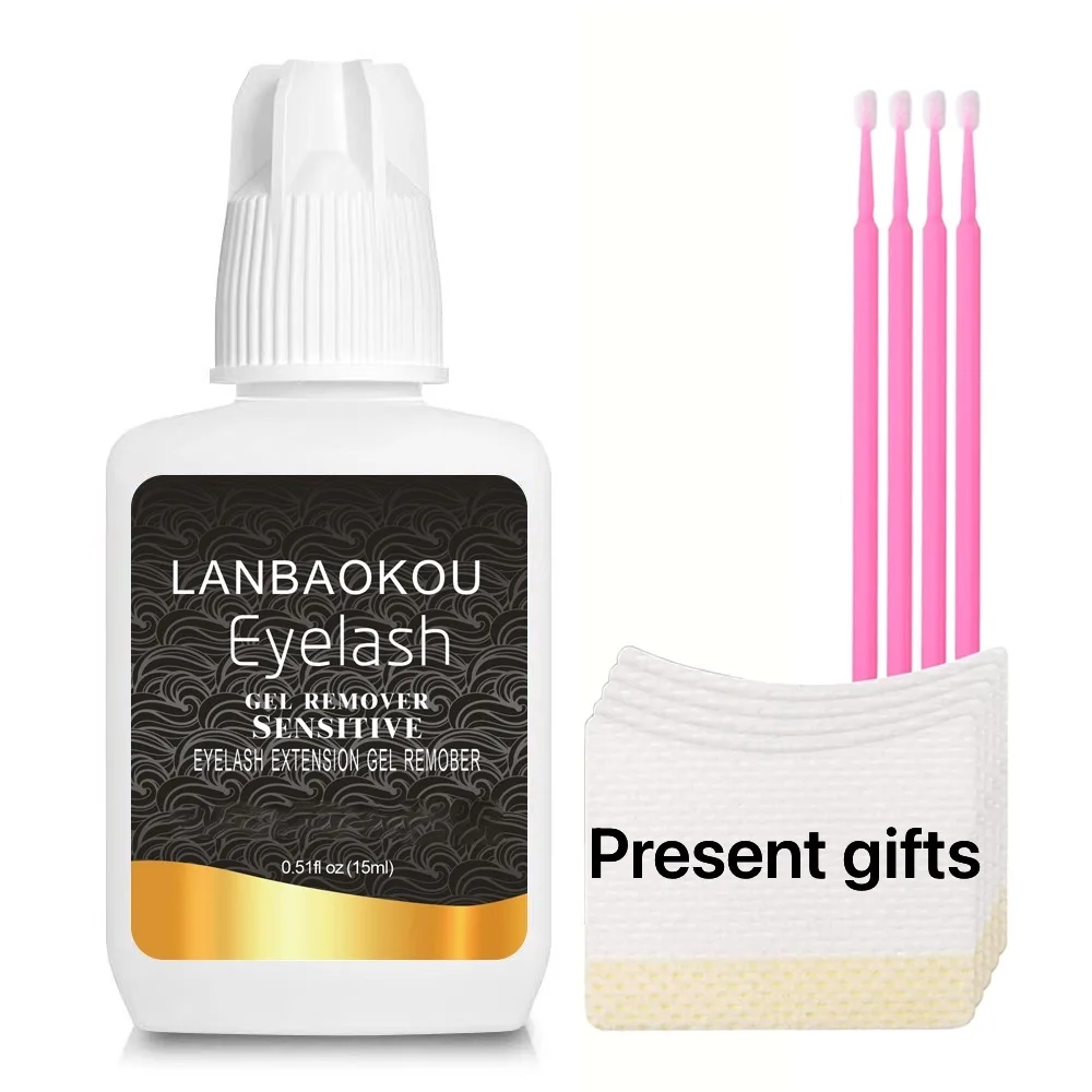 15ml Eyelash Glue Remover Liquid Remover Eyelash Extension Remove Gel Adhesive Debonder Gel Type False Eyelashes Extension Tool