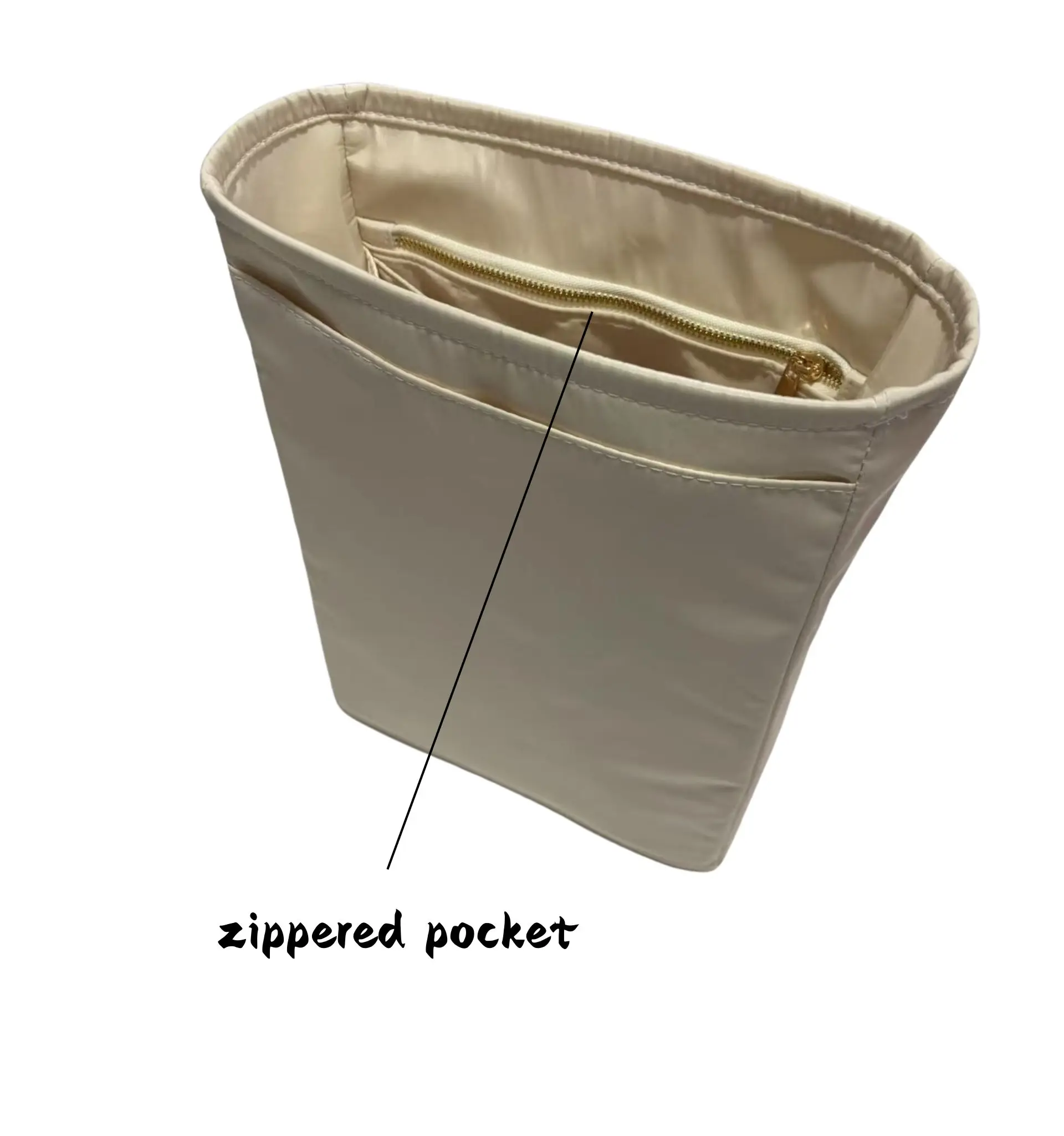 pgraded Backpack Purse Organizer for Long Champ le pliage and More Insert Waterproof Nylon Inner Liner Bag Comestic Pocktet