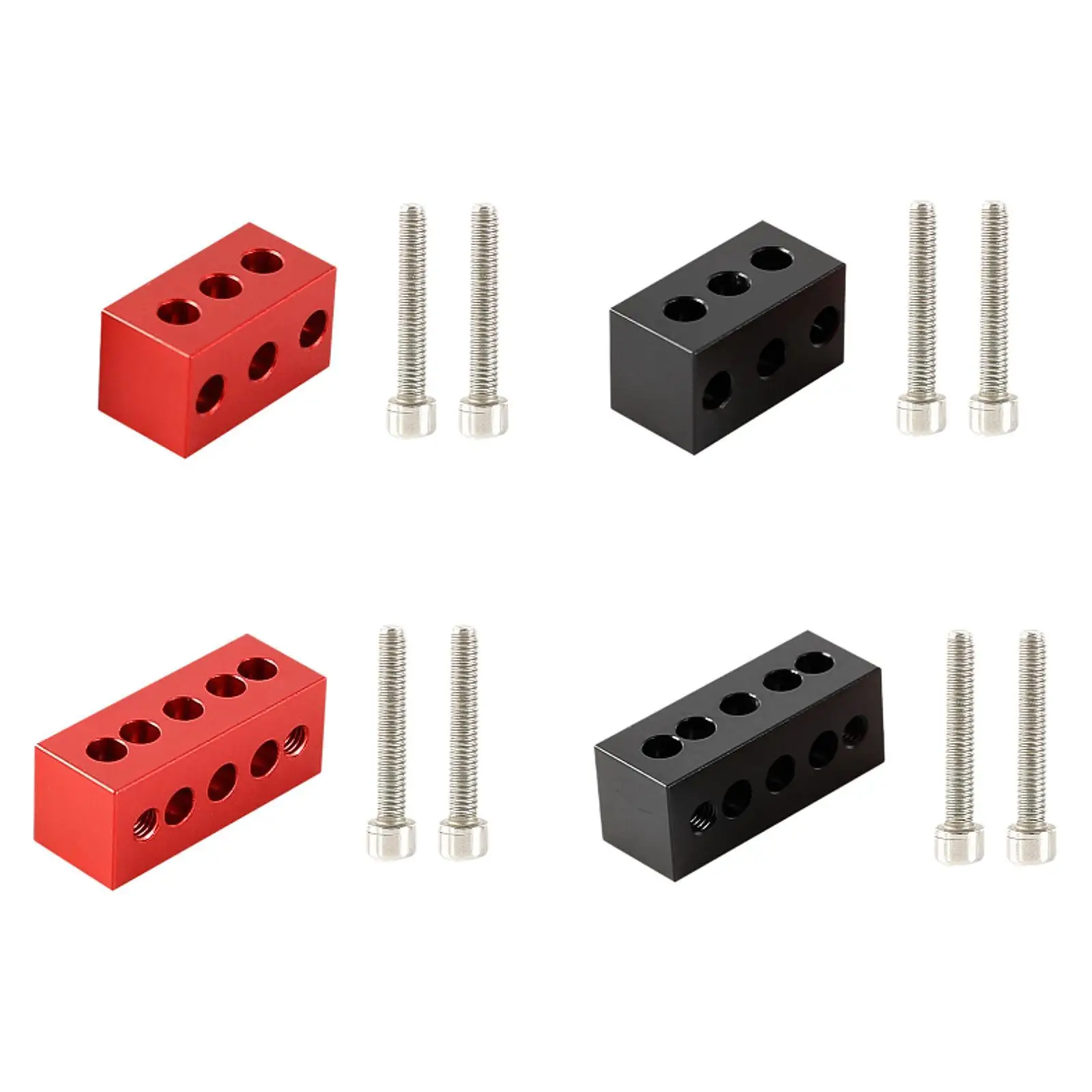 تلسكوب دليل حلقة الناهض كتل الفواصل الألومنيوم المحمولة سطح أملس تجميع بسيط مع 1/4 "و M6 مسامير التبعي