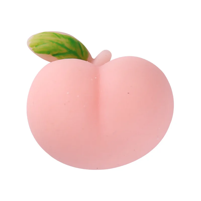 سوبر لطيف الخوخ الحسية الإجهاد الإغاثة ضغط اللعب مكافحة الإجهاد ألعاب صغيرة للأطفال لعبة اليد بسيطة الدمل الاسترخاء اللعب J61