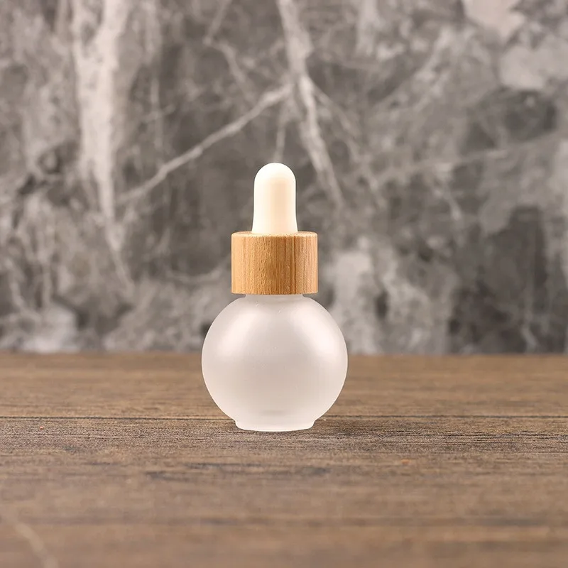 Refillable Dropper Bottle Frosted Essential oil Glass Aromatherapy Liquid 20ml Drop for Massage Pipette Bottles