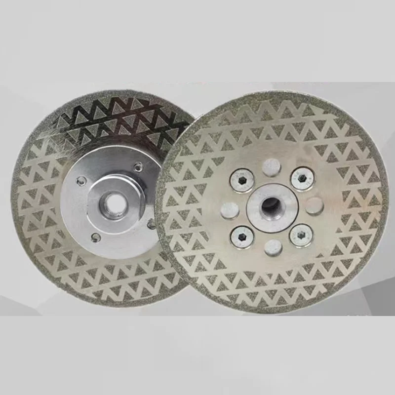 1pc 115mm 125mm Electroplated Diamond Cutting Grinding Disc Saw Blades Single Side Coated Diamond Wheel with 5/8-11 Flange