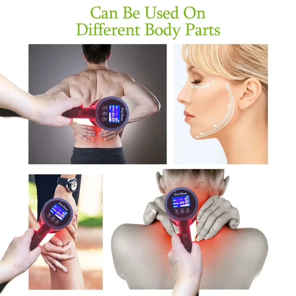 

Cold Laser Therapy Machine Medical Grade 1295mW for Arthritis Pain Relief and Inflammation Reduction Home Use