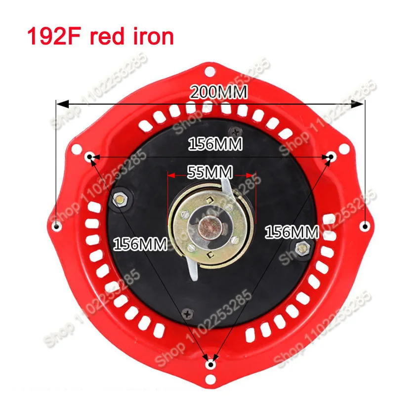 Hand Shake Pull Free Starter Hand Crank Starter 177 188 190 192F Engine Starter Assembly Generator