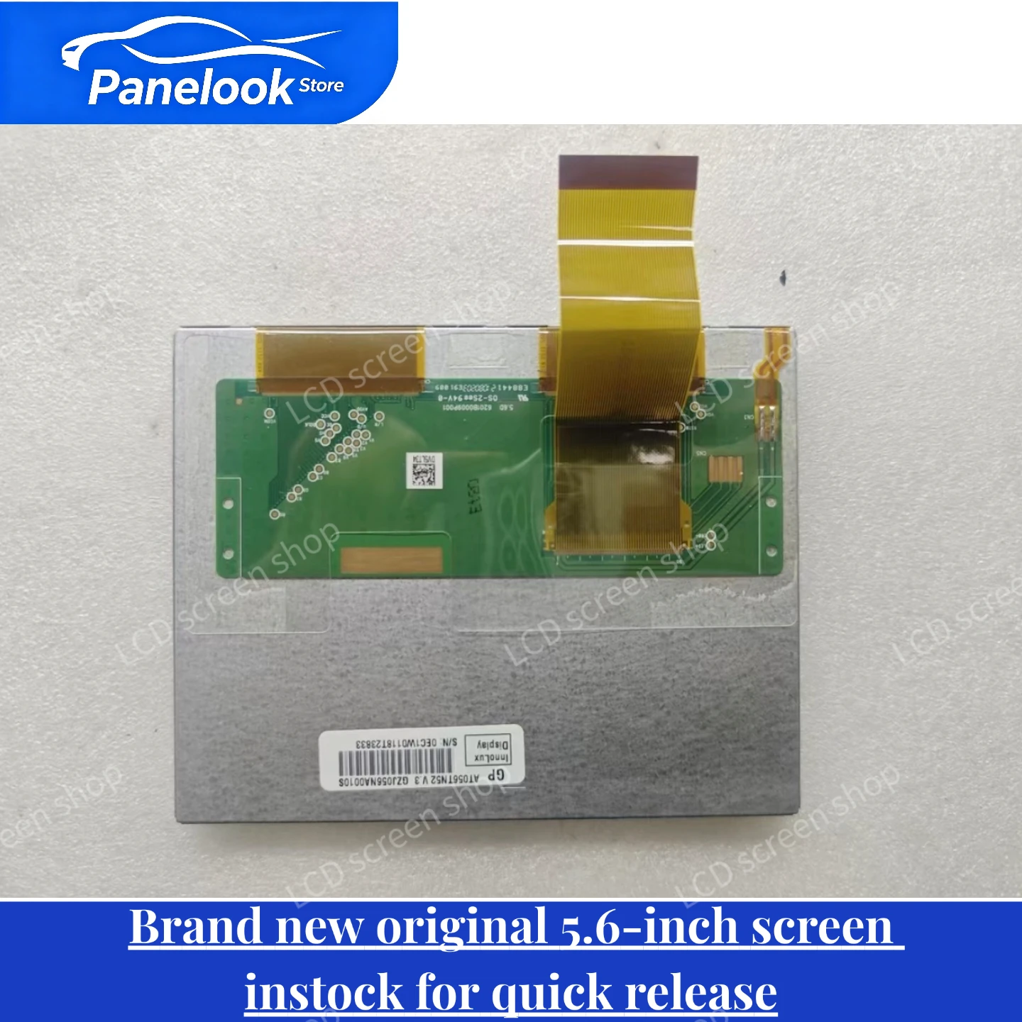 Brand-New, Genuine 5.6-inch AT056TN52 V.3 V3 and AT056TN53 V.1 V1 50P LCD Display