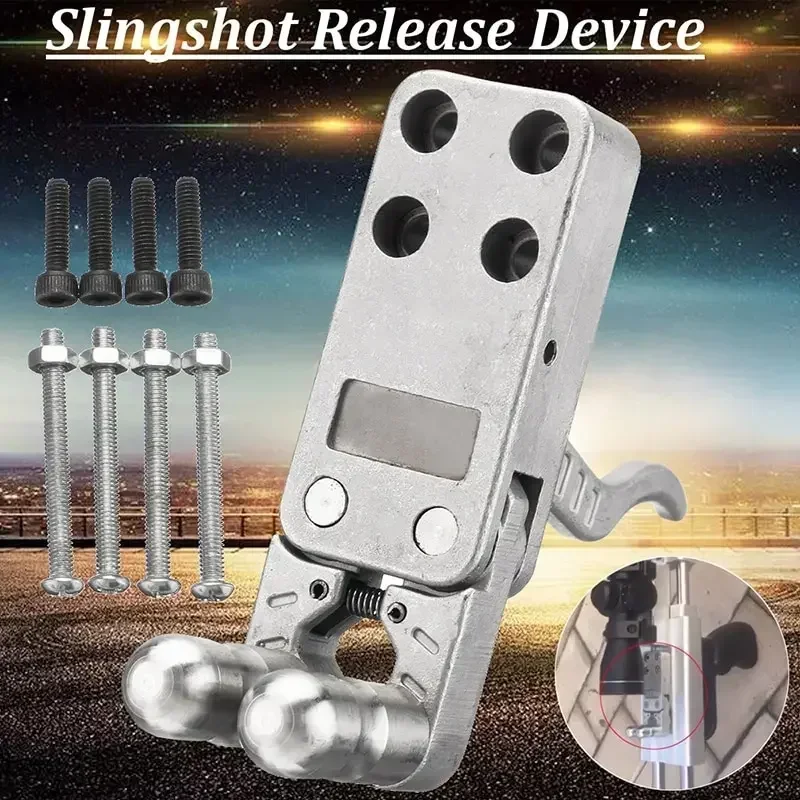 

1PC Slingshot Rifle Device Trigger Catapult Slingshot Trigger Release Device Mechanical Dispenser Polishing Fish Outdoor Supplie