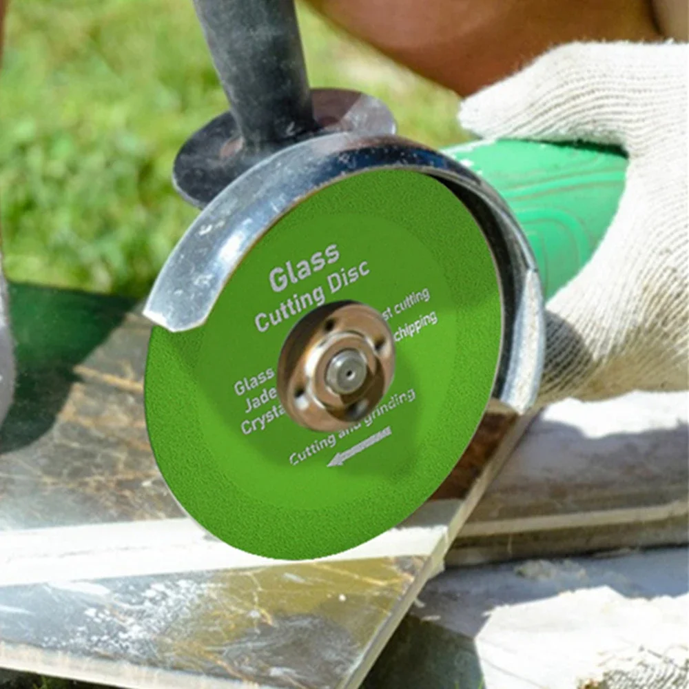 Glass Cutting Disc 20mm Inner Hole Diamond Marble Saw Blade Jade Crystal Wine Bottles Grinding Chamfering Polishing Cutting100mm