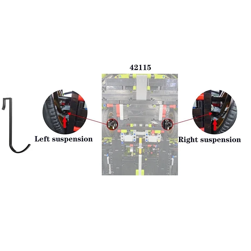 Espositore da parete da 27,5" per LEGO ®   Modello tecnico 42115 Lamborghini Sián FKP 37 Spedizione veloce