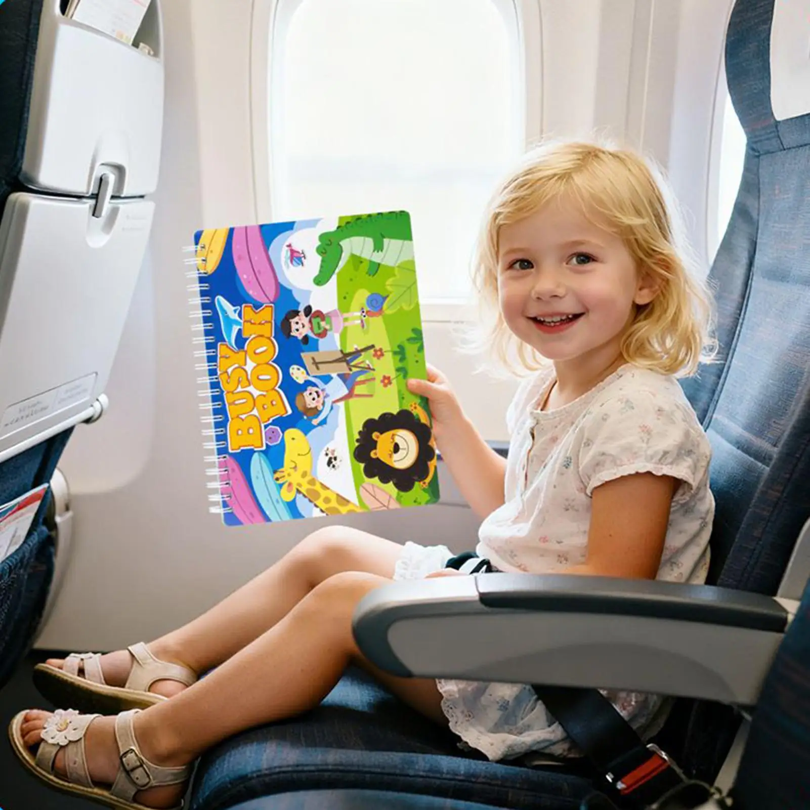 كتاب أنشطة الأطفال، ألعاب تعليمية محمولة على الوجهين، كتب كتابة، ألعاب أنشطة السفر للتعليم والترفيه المنزلي #1