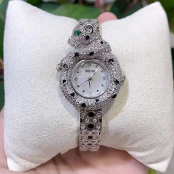 015470 Bracelet Watch 19cm for Women Cubic Zircon Bangle Watch Womans Watchs Wedding Bridal Party Hand Accessories Jeweley