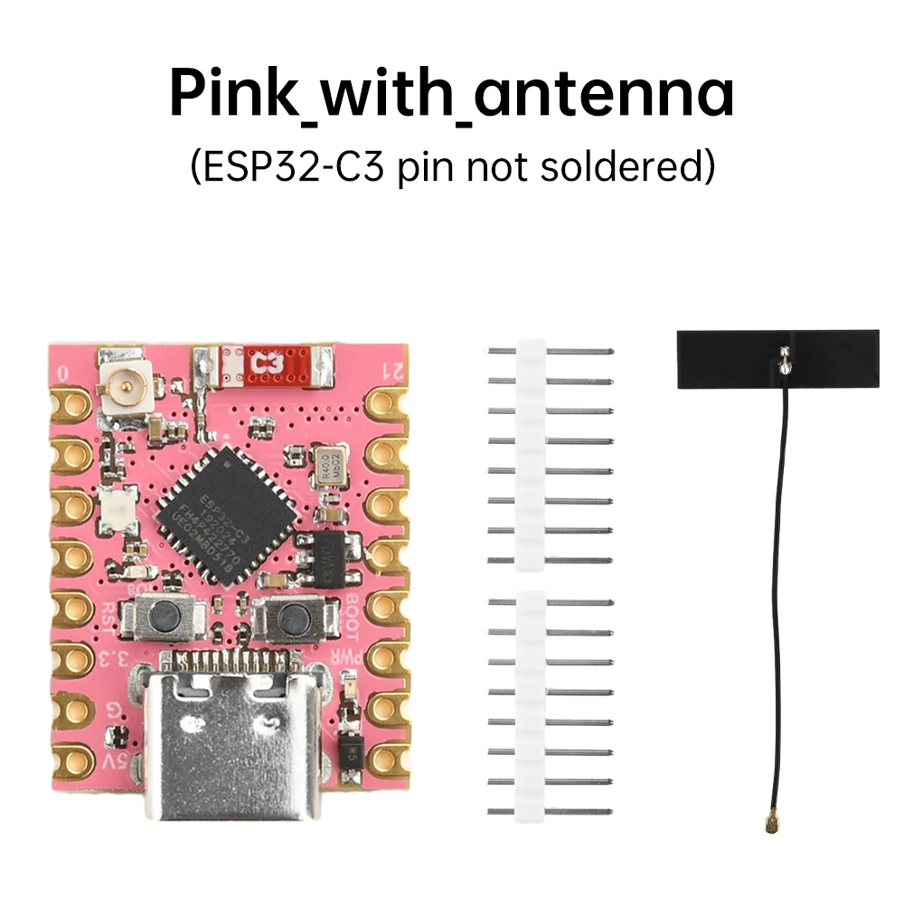 ESP32-C3 Super Mini Plus Development Board WiFi Bluetooth 5.0 ESP32 C3 Super mini V2.0 Red ESP Development Board