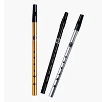 6 Hole Flute C/D Key Irish Whistle Ireland Tin Penny Whistle Metal Flute Instrument Wind Musical Beginners Accessories