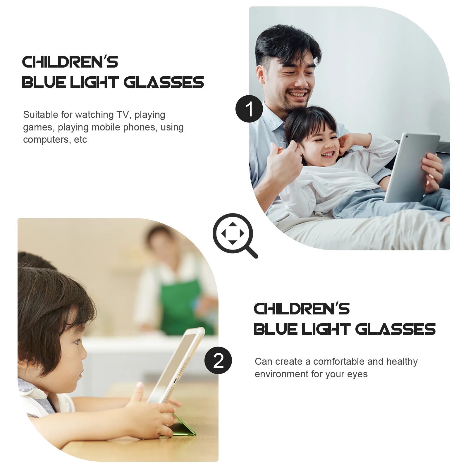 

Gaming Children Blue Child Light Blocking Phone Computer Use Kids Children Glasses Glasses