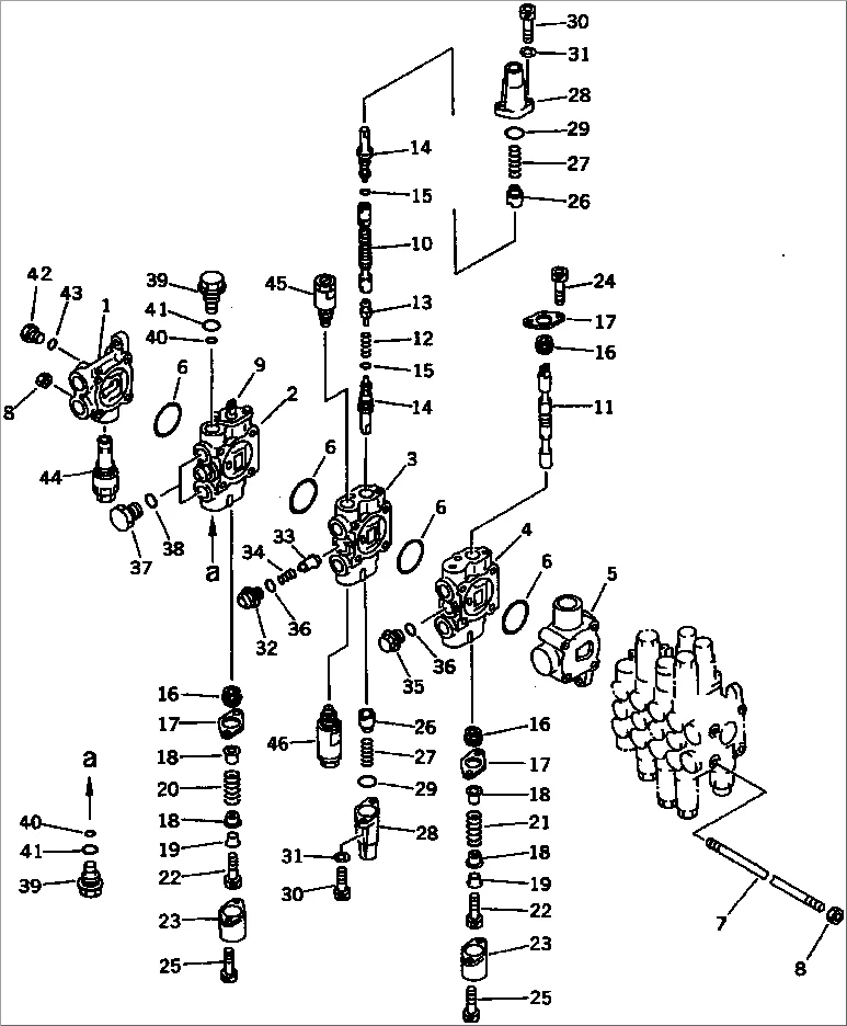 日立 EX20 ブーム/アーム/バケット/ブレード/スイングシリンダーシールキットとメインポンプメインバルブスイングモータートラベルモータースイベルジョイントキット