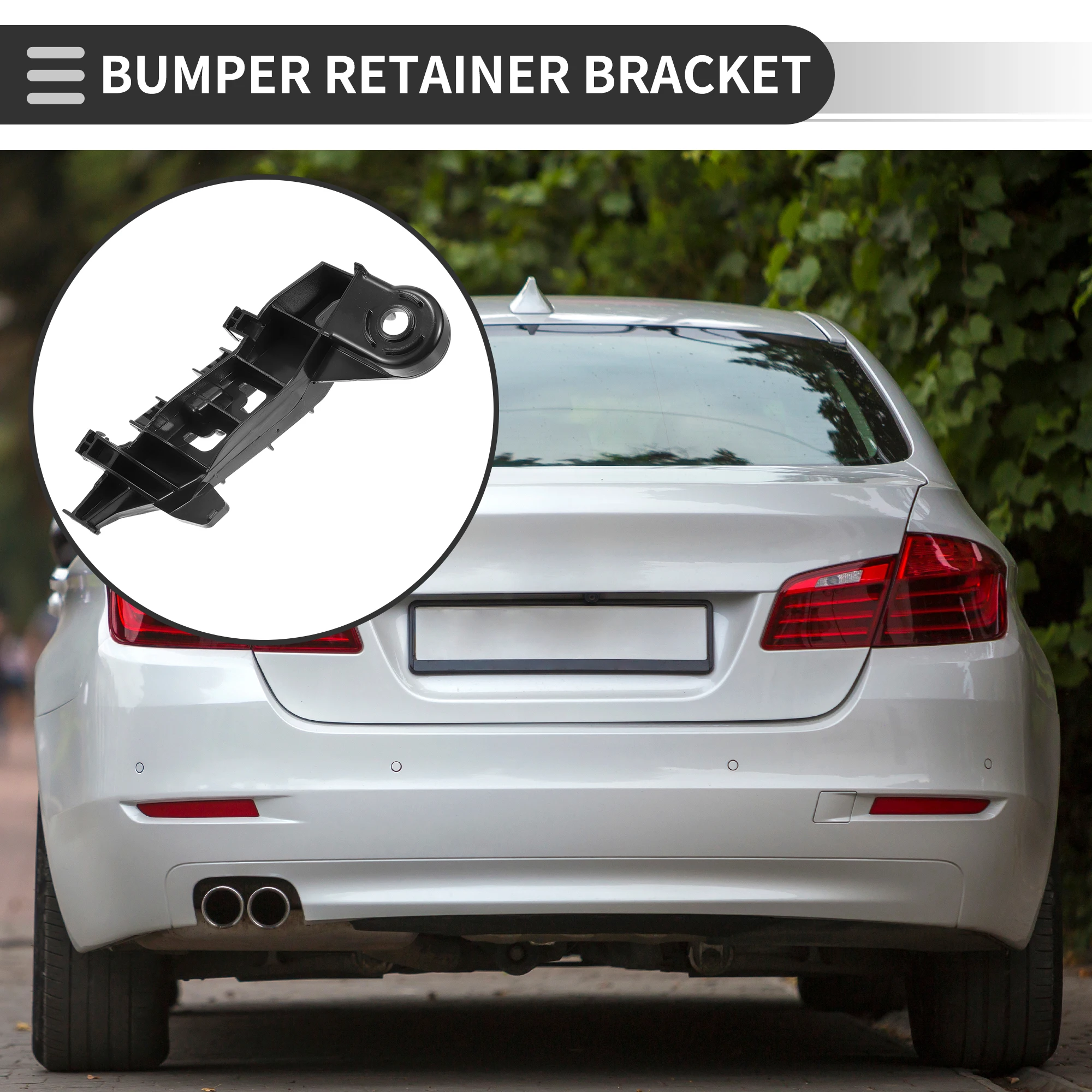 

UXCELL 1 шт. фиксатор правого заднего бампера No 5256233060 для Toyota Camry 2018 черный