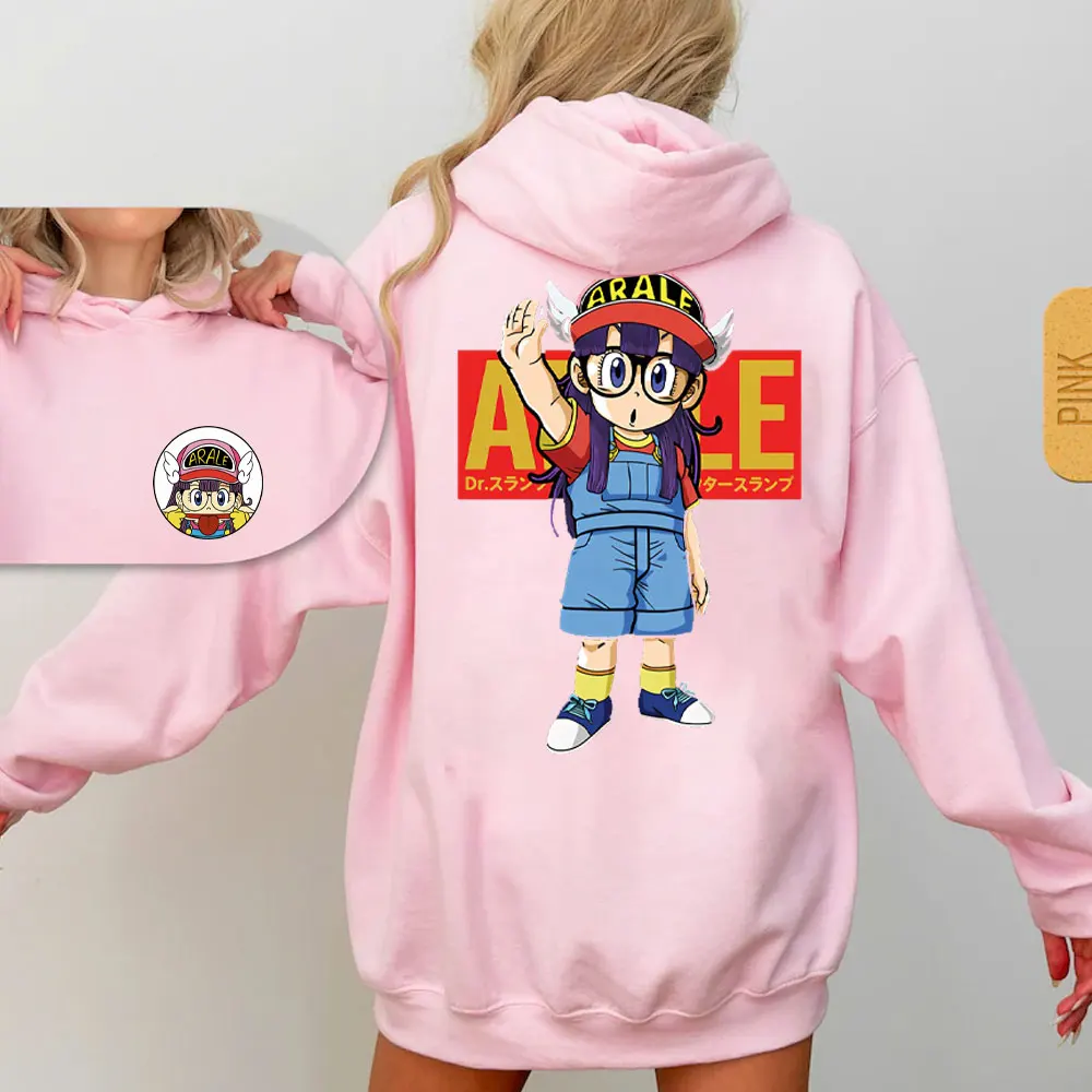 Character Arale Men for Men Dr Slump Toriyama Anime Manga 90s Cute Robot 80s Vintage Pullover Hoodie Y2k Clothes Kawaii Clothes