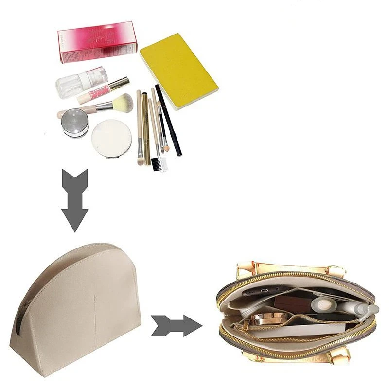 Felt Felt Insert Bag Bag Support Organization Internal Bag Storage Portable Purse Liner For For Handbags