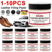 Leather Filling Paste 60ml Natural Leather Filler Repair Compound Leather Restoration Cream For Tears Crack Burns Holes Filler
