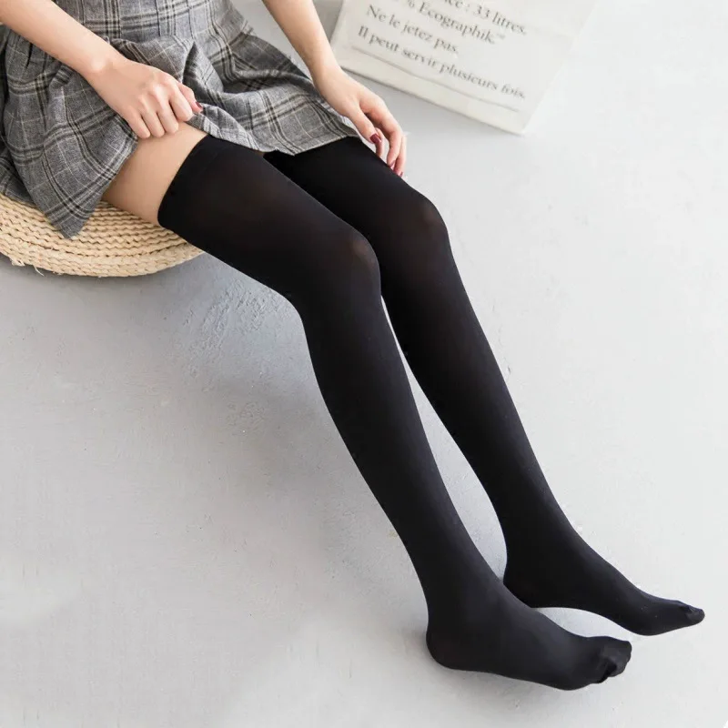 

Сексуальные чулки-ботфорты в европейском и американском стиле, нейлоновые гольфы выше колена, женские длинные чулки, гетры-утеплители для ног