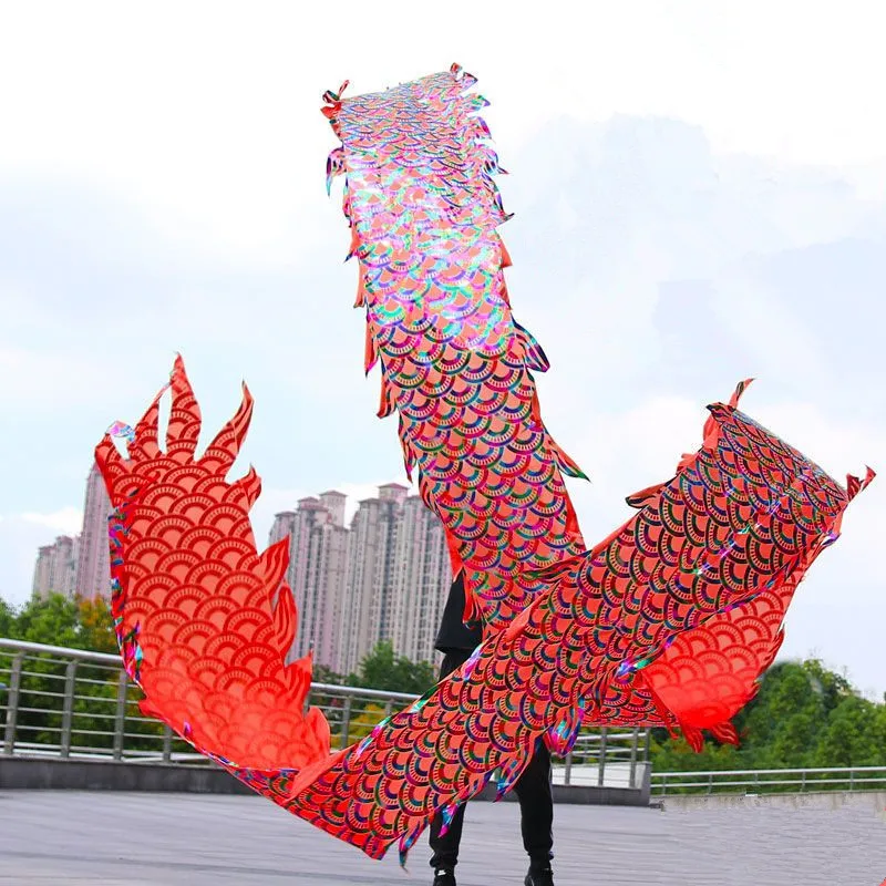 Balanço bola dragão conjunto brinquedos ao ar livre para adultos a dança do dragão da china ano novo festival atividade largura 75cm