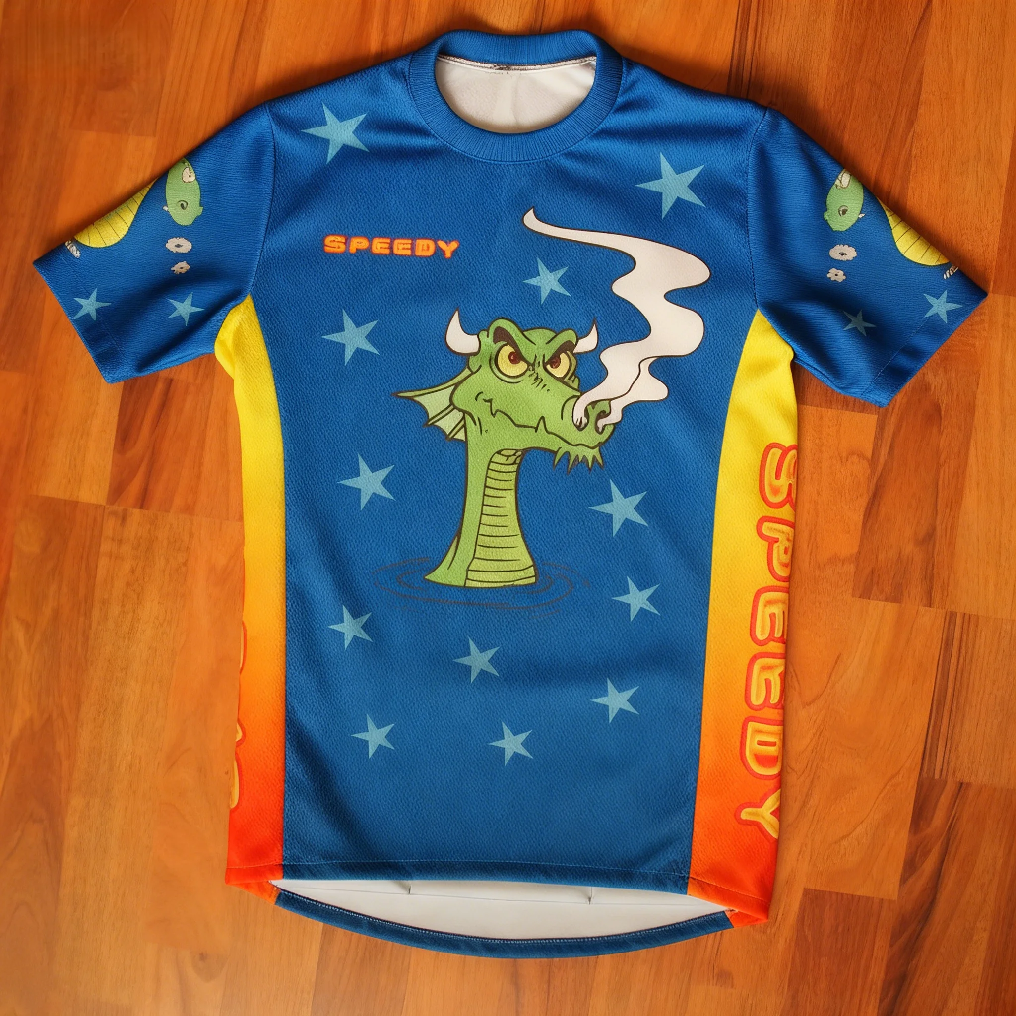 

Funny Cartoon Dragon Graphic Short Sleeve T-Shirt Men Women Casual Comfort Tee Summer Streetwear Fashion Star Printed Loose Tops