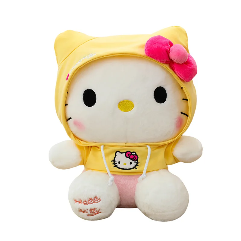 لعبة كاواي القطيفة اللطيفة ذات القلنسوة الكرتونية سانريو المحشوة هدية عيد ميلاد للأطفال دمى مملوءة ناعمة للفتيات #5