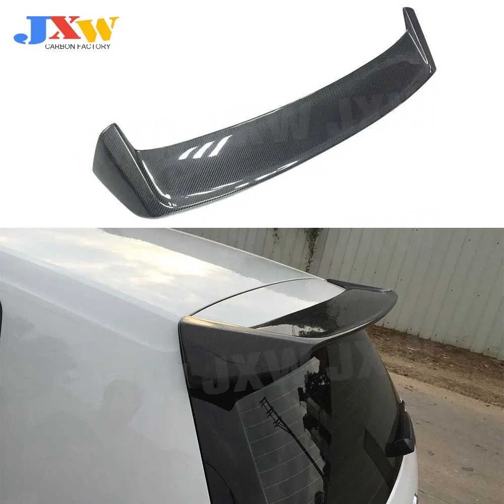 For Golf MK7 Carbon Fiber Rear Spoiler Roof Wing for VW Golf 7 VII MK7.5 standard GTI R Spoiler 2014-2017 Windshield Decoration