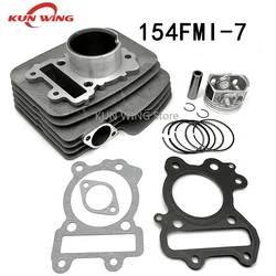Cylinder Piston Kit 54mm Bore for Benelli BJ125-3 TNT 125 135 TNT125 154FMI-7 Motorcycle Parts