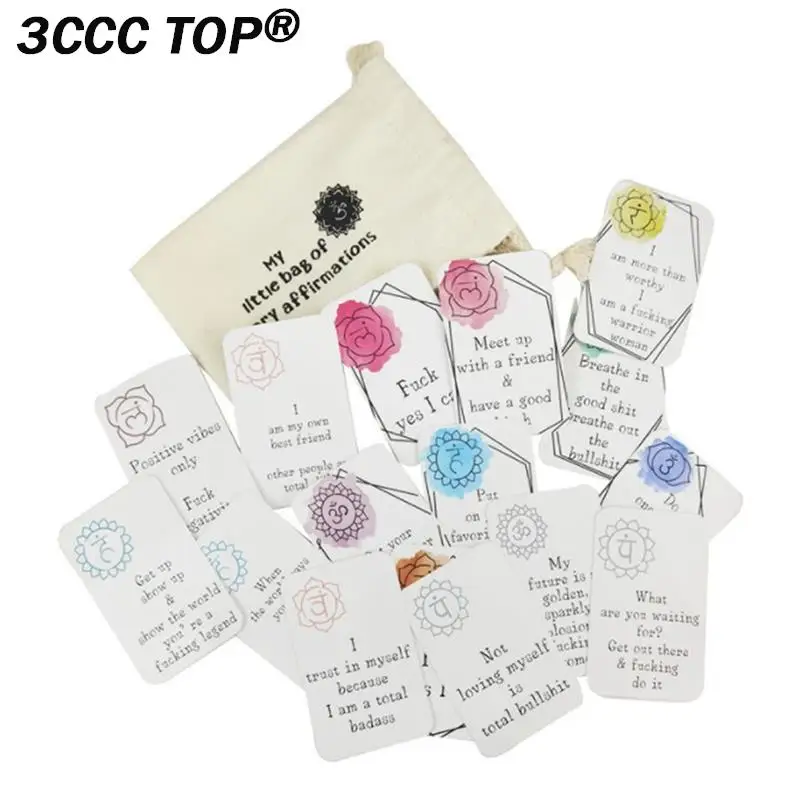 16Pcs Inspirational Positive Affirmation Card Kids Encouragement Cards Children's Interactive Game Question Answer Card