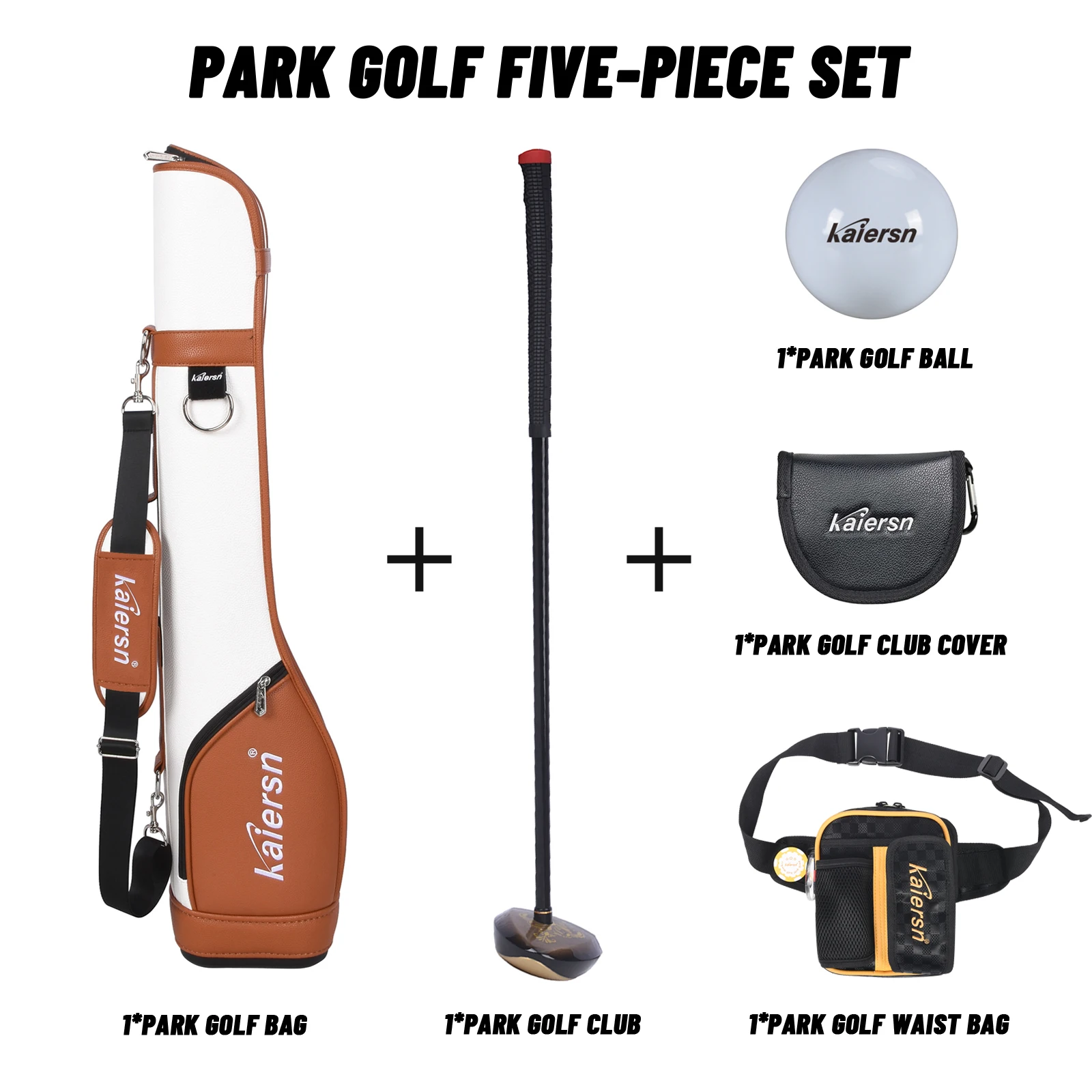 Kaiersn Park Golf Set - Clubs Golf Bags Park Balls and Other Accessories. Suitable for Both Men and Women with Excellent Quality