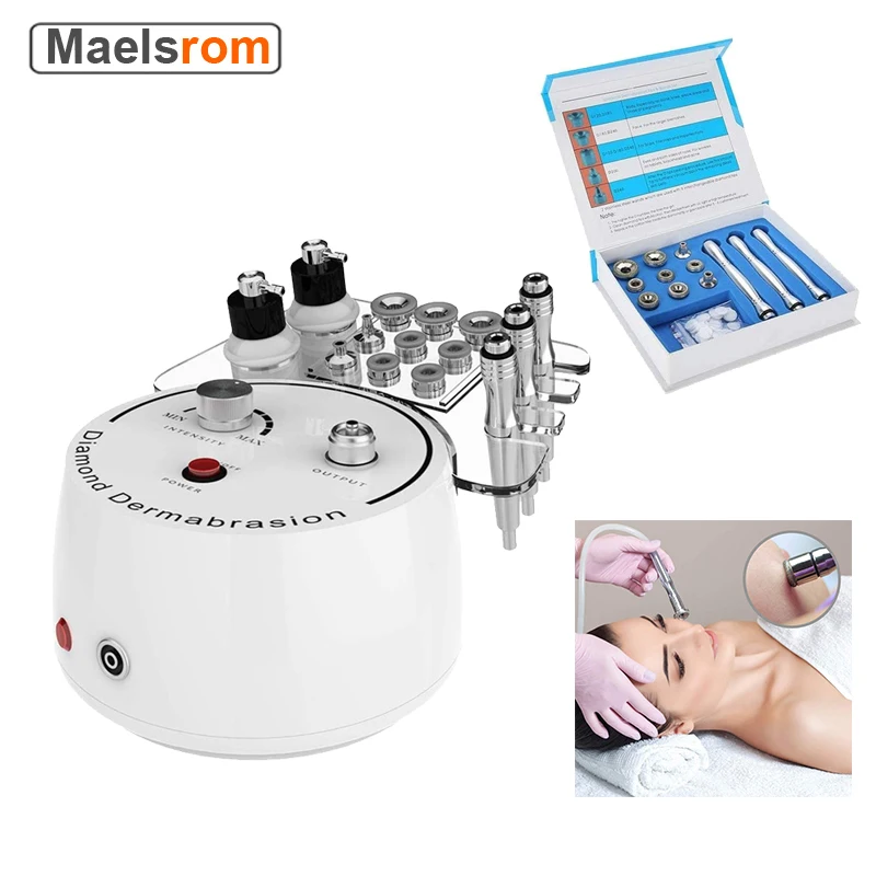 

3 In 1 Diamond Microdermabrasion Dermabrasion Machine Water Spray Exfoliation Beauty Machine Anti-Wrinkle Facial Peeling Device