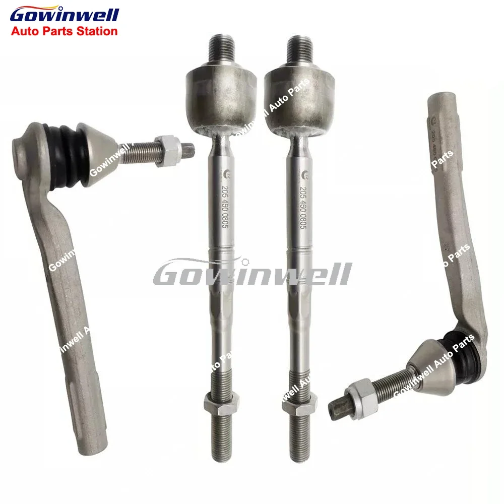 

4pcs Front Inner Outer Steering Tie Rod Ends Ball Joint For Benz C E Class W205 W213 CLS C257 A2054600805 2054600605 2054600705
