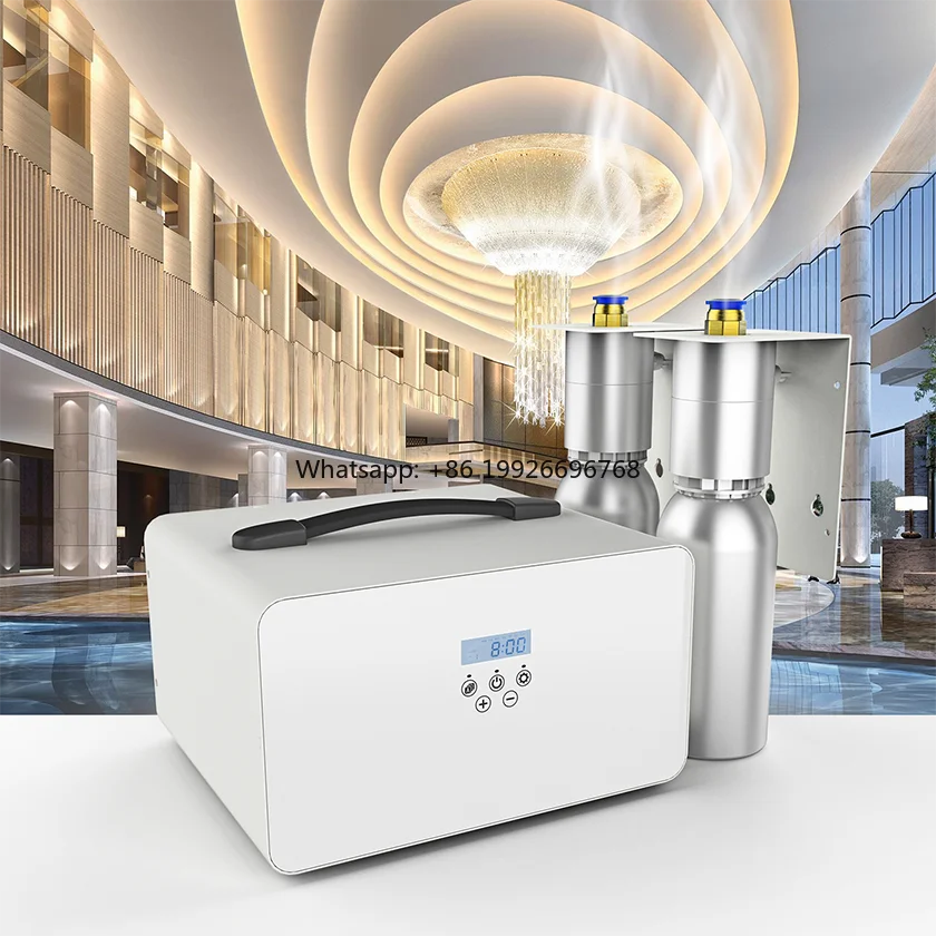 

Pro6000 1000ml*2 Big Oil Bottle Capacity Hvac Connecting Hotel Lobby Scent Machine Commercial Fragrance Difuser