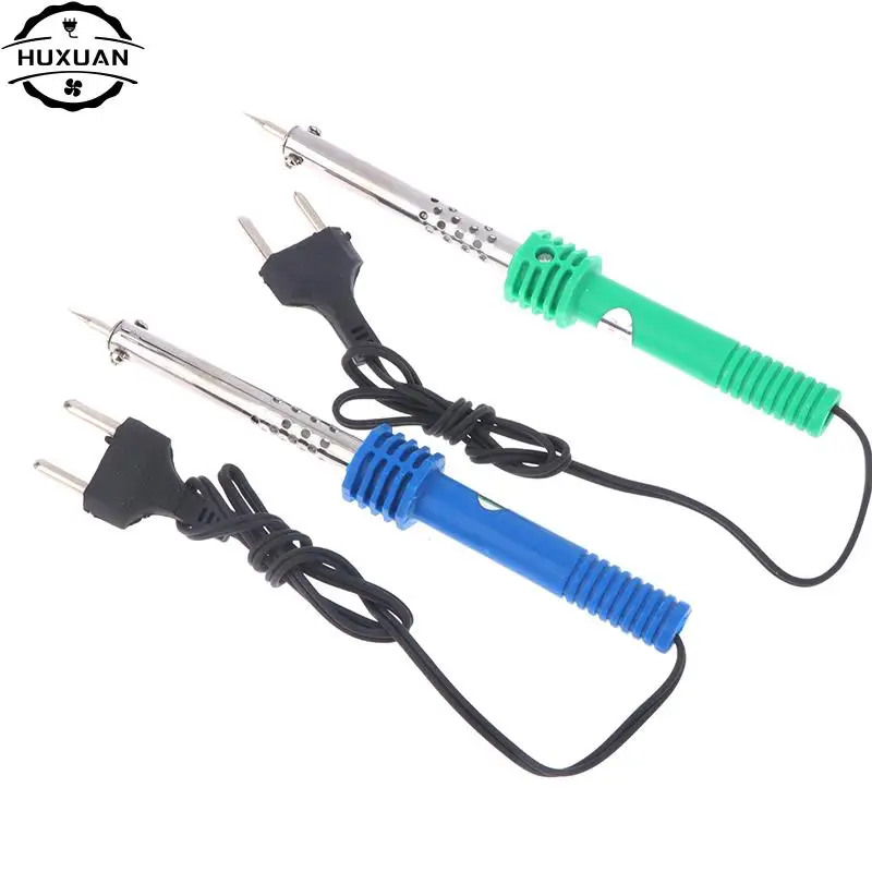 1Pc 30W 220V External Heating Electric Soldering Iron Pen Welding Kit Repair Tool for Electronics Work EU Plug Color Randomly