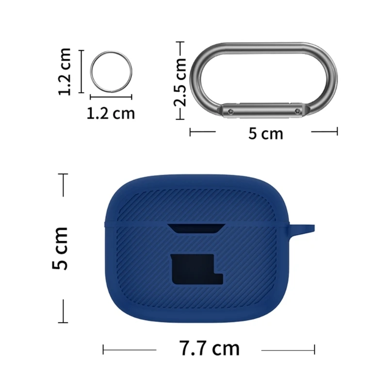 Tas Pelindung Tahan Benturan Cocok untuk Headset Tune 230NC Tahan Debu Pelindung Lengan Kotak Pengisi Daya Dapat Dicuci