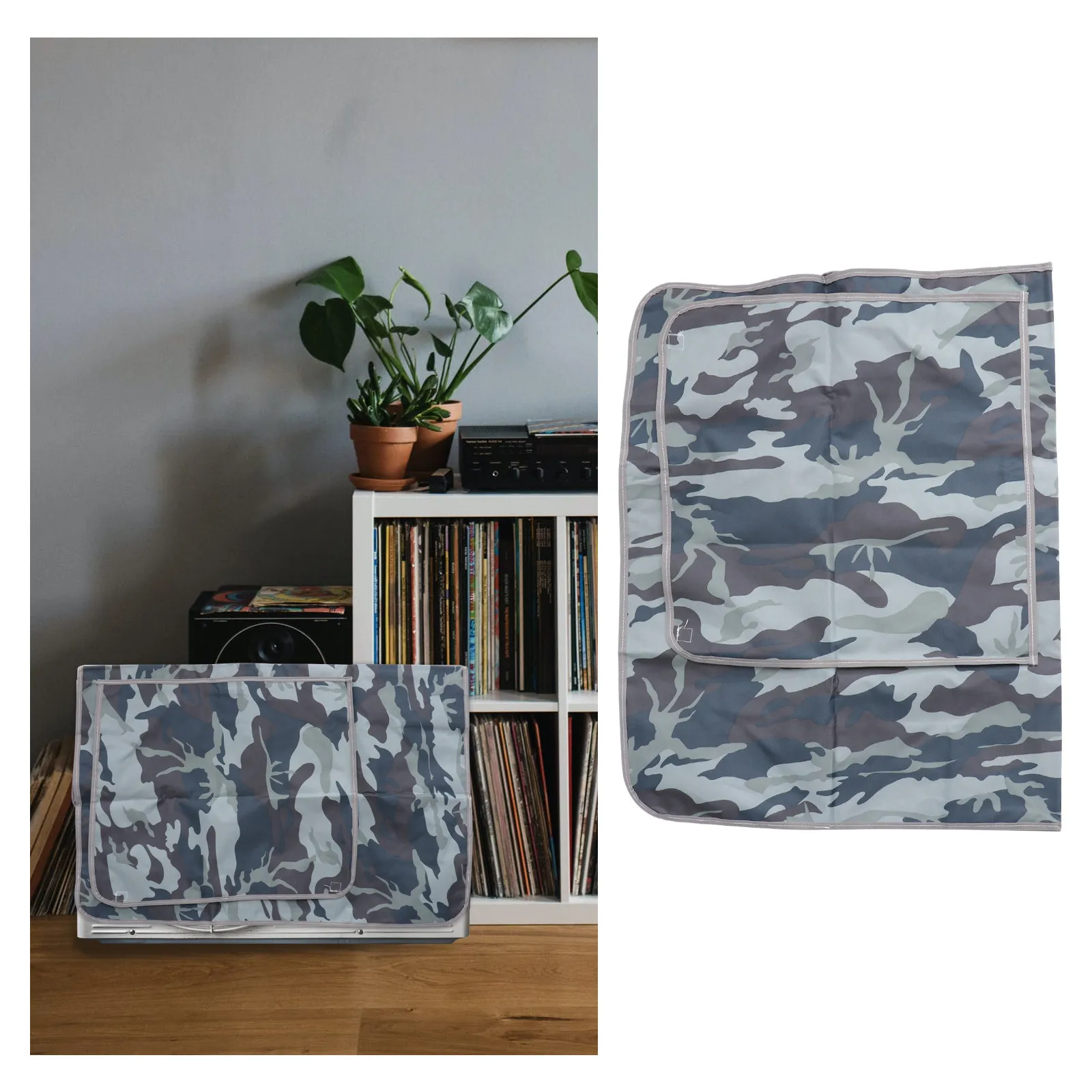 

Outdoor Air Conditioner Cover Waterproof Silver Polyester Fabric Dustproof Protective Shield Sun Rain Sandstorm Resistant