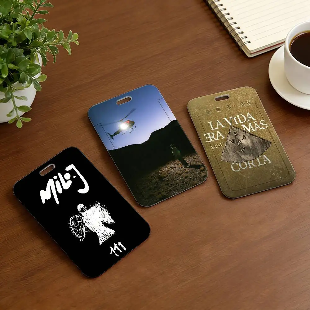 Singer M-Milo J La Vida Era Mas Corta Strap Lanyard ID Bus Card Cover Badge Holder Pass Hang Rope Lariat Gifts Keys Accessories
