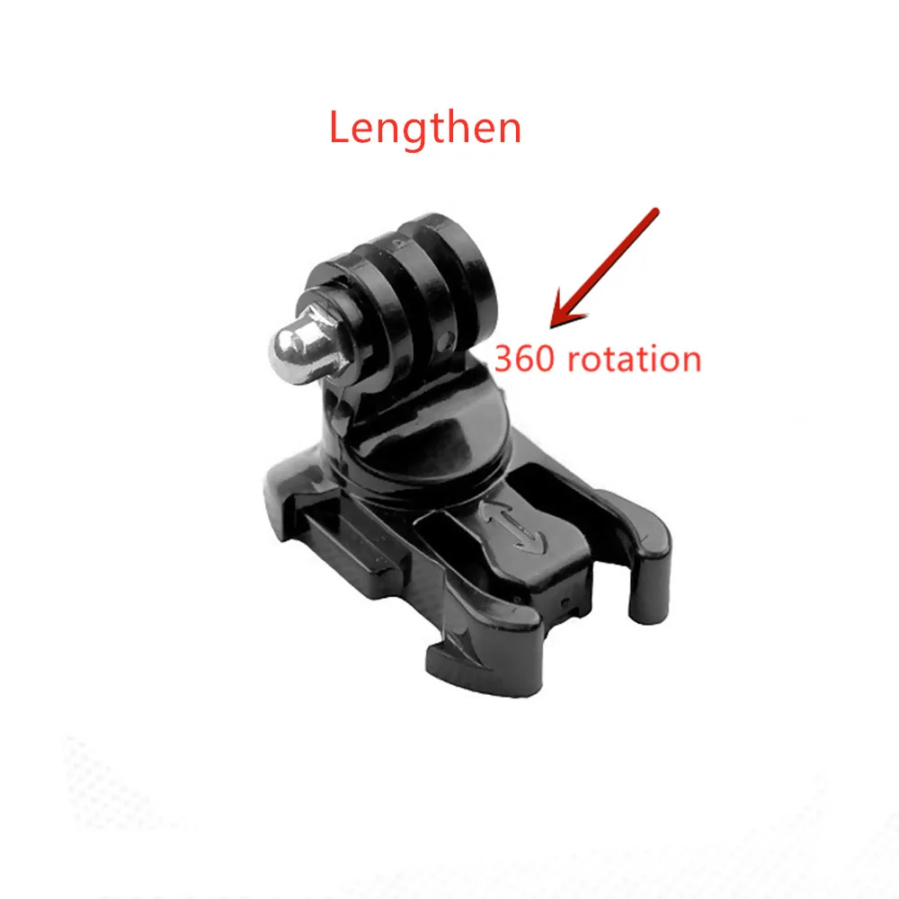 360 Degree Rotate Quick Release Buckle Vertical Swivel Mount for GoPro Hero 8 7 6 5 4 3 2 for SJCAM for Xiaomi Yi Camera