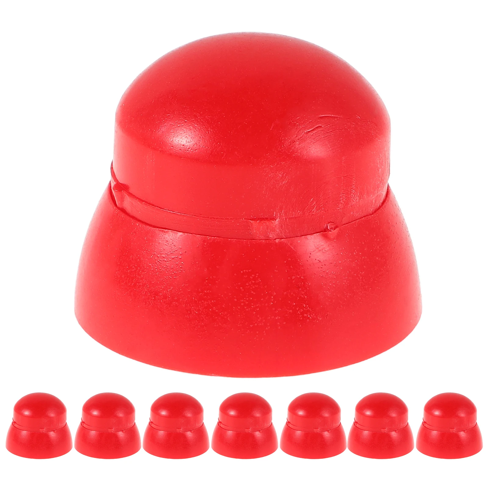 

50Pcs Playground Hardware Covers Durable Plastic Nut Caps Vibrant Colors Secure Bolt Guards for Childrens Safety