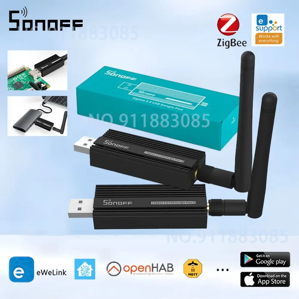 SONOFF ZB 동글-E 무선 지그비 게이트웨이 분석기, Zigbee2MQTT USB 인터페이스 캡처 지지대, SONOFF 지그비 장치, 스마트 홈 