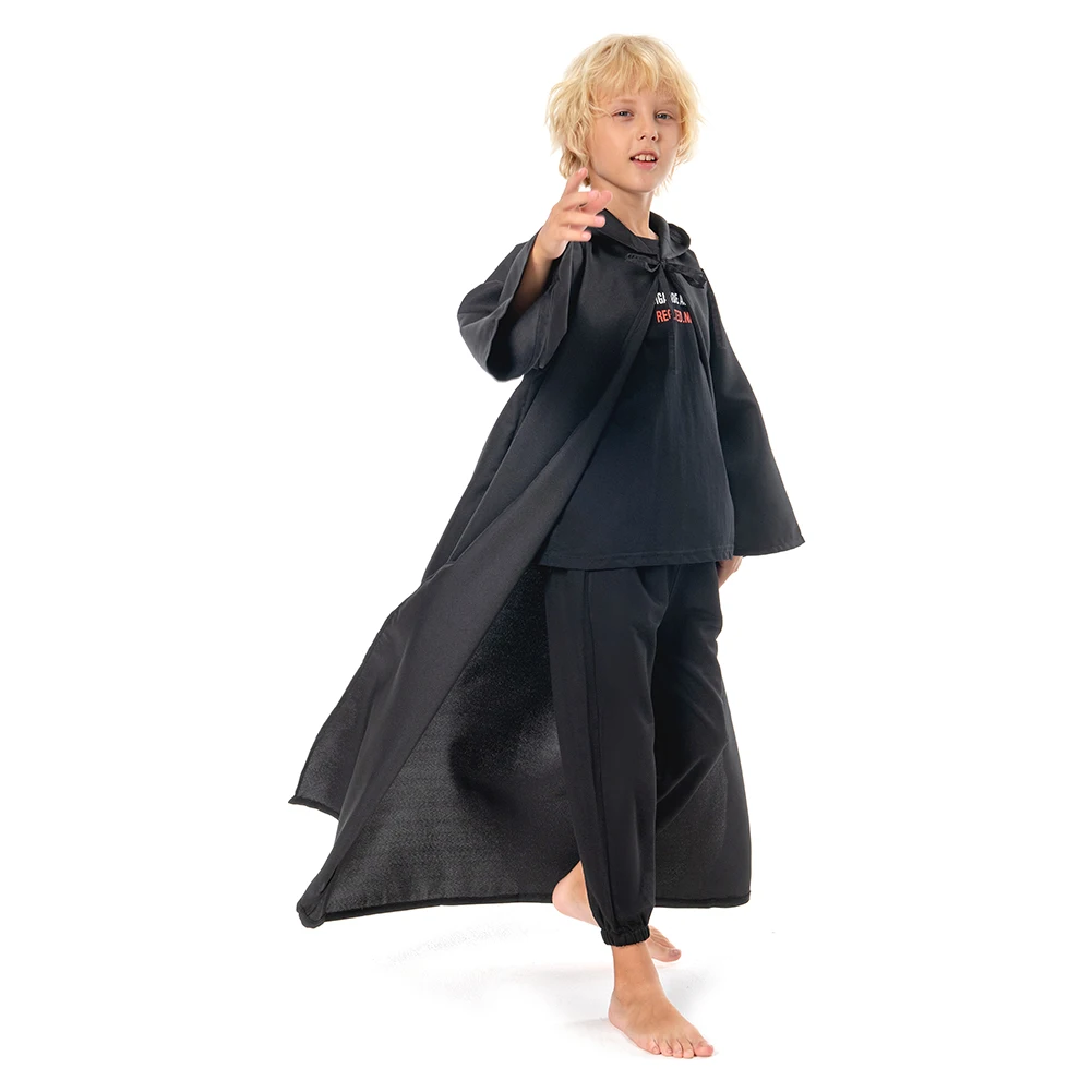 Anakin Skywalker Costume Cosplay Travestimento Bambino Bambini Film Spazio Battaglia Mantello Abiti Fantasia Ragazzi Ragazze Carnevale di Halloween