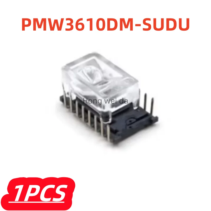 1Pcs/lot New PMW3610DM-SUDU LM18-LSI PMW3610 Mouse Sensor Optical Gaming Navigation Chip DIP-16 PMW3610DM sensor with lens LM18