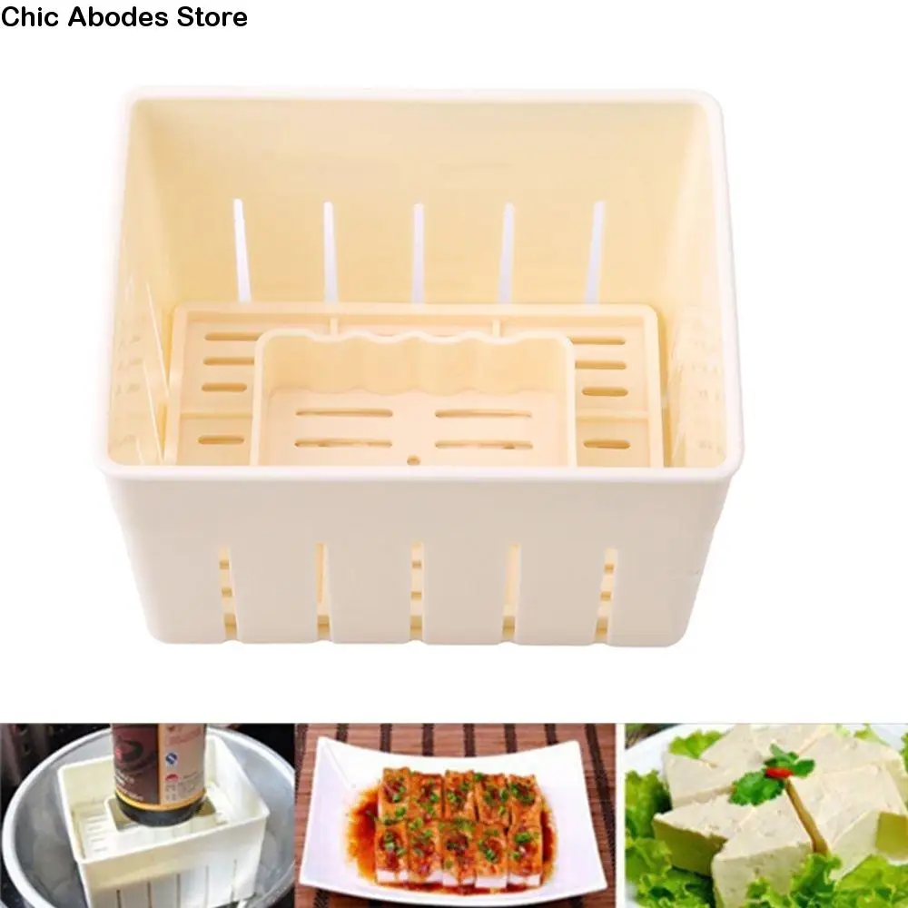 DIY Cooking Soy Pressing Cheese Cloth Kitchen Tools Tofu Press Mould Soybean Curd Machine Tofu Maker Press Mold Box