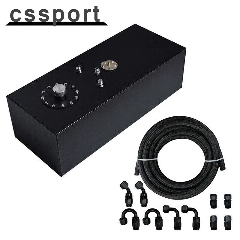 

19 Gallon Fuel Tank Aluminum Race Fuel Cell Gas Tank w/ Cap & Level Sender