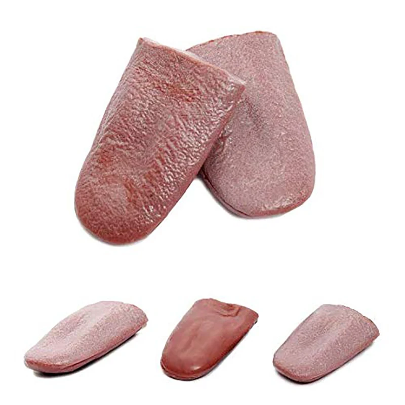 

Simulated Fake Steel Needle Tongue Piercing Prop Funny Prank Toy For Halloween April Fool Party Magic Performance Supplies